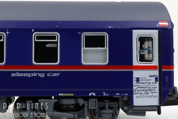 LSModels N97022 OBB Nightjet rijtuigen set 8-delig