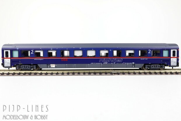 LSModels N97025 OBB Nightjet rijtuigen set 2-delig