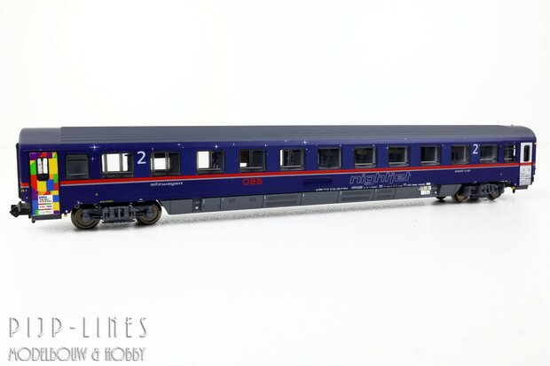 LSModels N97025 OBB Nightjet rijtuigen set 2-delig