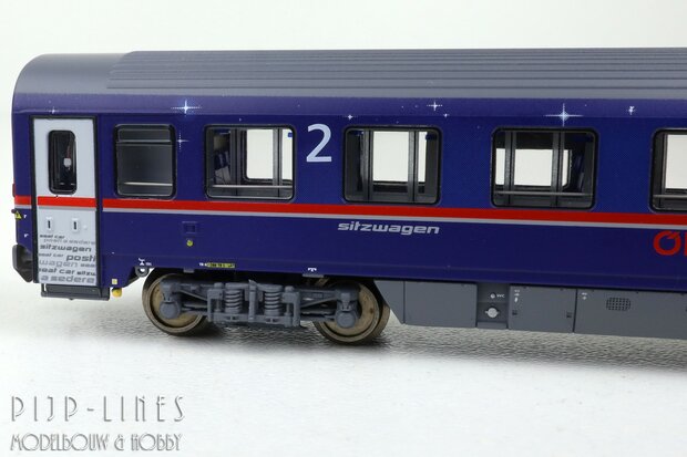 LSModels N97025 OBB Nightjet rijtuigen set 2-delig