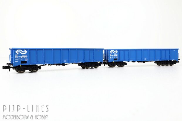 Fleischmann 830258 NS Open bak wagen set Type Eanos