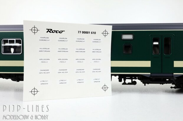 Roco 7720001 NS Plan V treinstel Groen met NS logo AC Sound