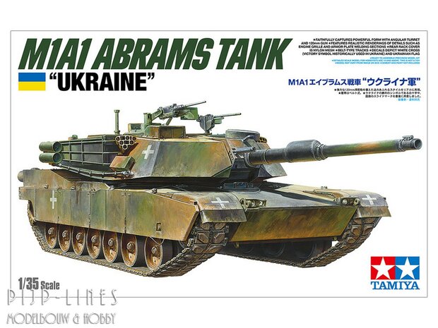 Tamiya 25216 M1A1 Abrams Tank Ukraine