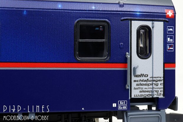 Roco 6200021 OBB/SBB Nightjet Slaaprijtuigen set Type WLABmz
