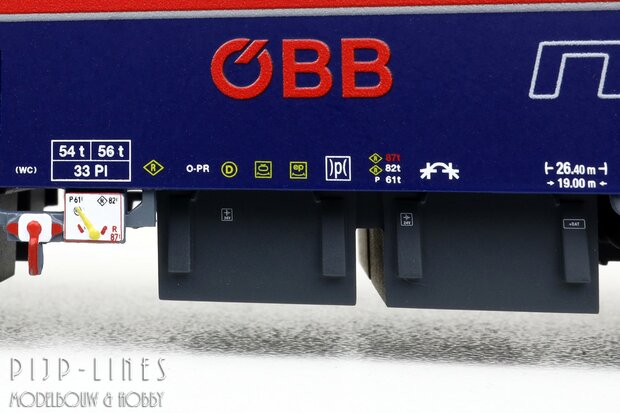 Roco 6200021 OBB/SBB Nightjet Slaaprijtuigen set Type WLABmz