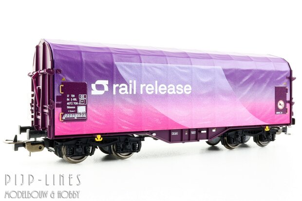 Piko 24607 Rail release huifwagen voor staaltransport Type Shimmns