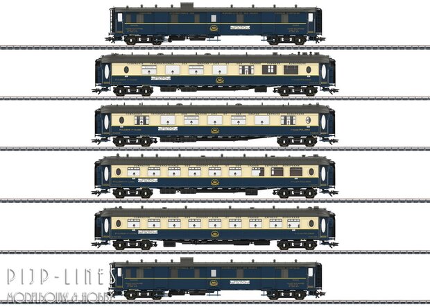 Marklin 42470 CIWL Pullman rijtuigen set EDELWEISS