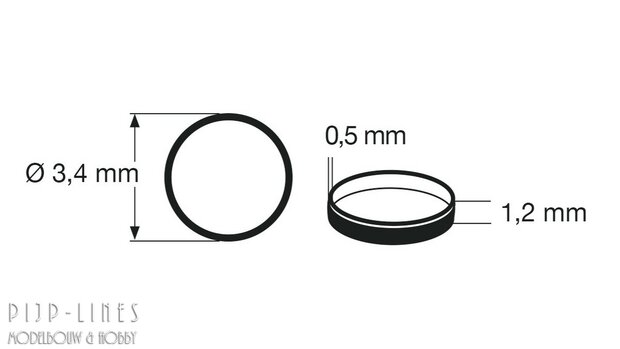 Fleischmann 948008 Antislipband voor de diesel treinstellen BR VT 642 (Desiro)