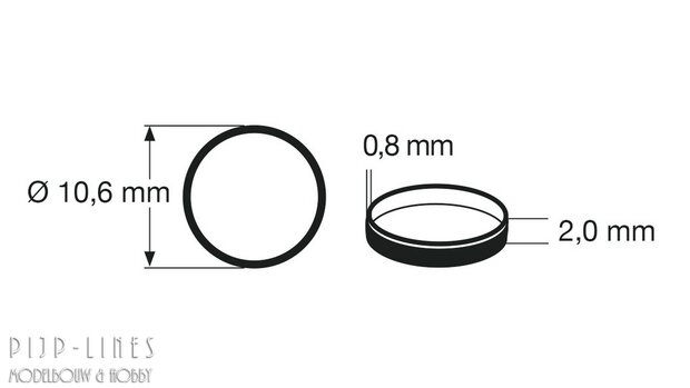 Fleischmann 648003 antislipband H0 1:87