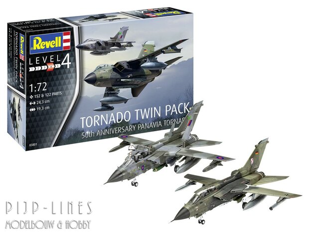 Revell 03801 50e verjaardag Tornado Modelbouw cadeau 2024