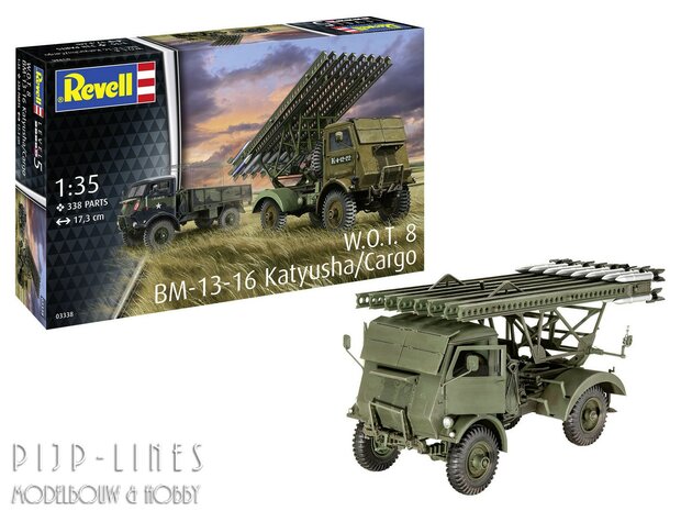 Revell 03338 BM-13-16 op WOT 8 WW2