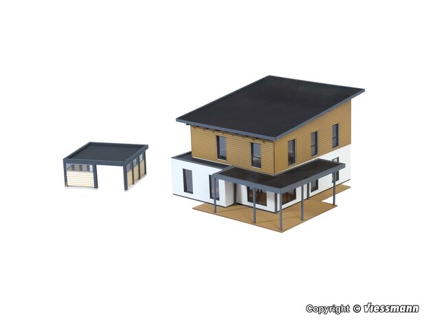 Kibri 38337 Modern kubushuis met terras