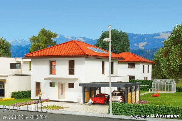 Kibri 38336 Modern kubushuis met carport
