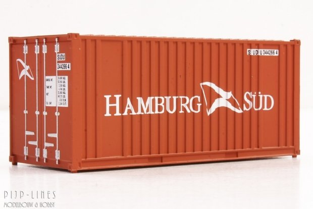 Faller 180822 20ft-container Hamburg Süd