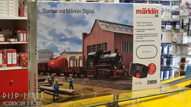 Occasion Marklin 29890 Digitale Startset Stoomlok BR 89.0 met goederentrein