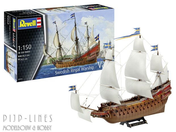 Revell 05414 Zweeds Vorstelijk Oorlogsschip Vasa
