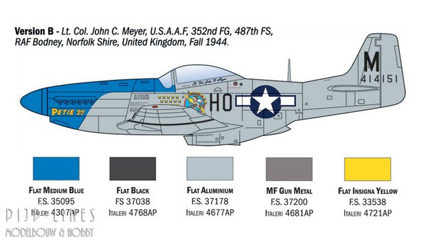 Italeri 1484 P-51D Mustang