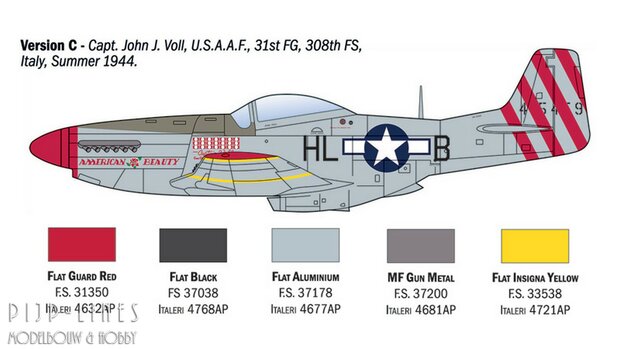 Italeri 1484 P-51D Mustang