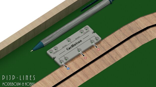 Viessmann 8434 Car Motion Markeerhulp voor het leggen van permanente magneet