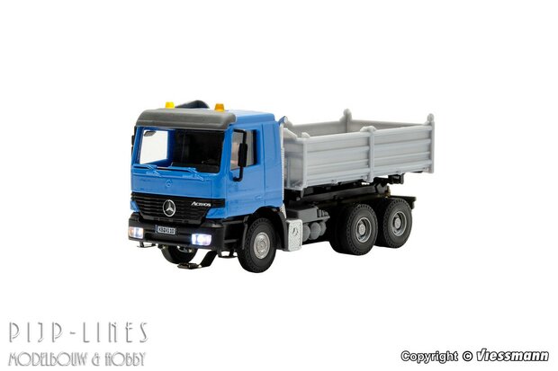 Viessmann 8000 Car Motion Basis Startset MB Actros Kiepwagen blauw