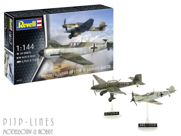 Revell 03770 Messerschmitt Bf109E Junkers Ju87B Stuka