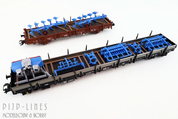 Marklin 46405 DB-AG Rongenwagen set Landbouwmachine lading