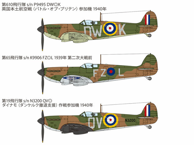 Tamiya 61119 Supermarine Spitfire Mk.I