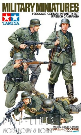 Tamiya 35293 WWII Duitse Infanterieset