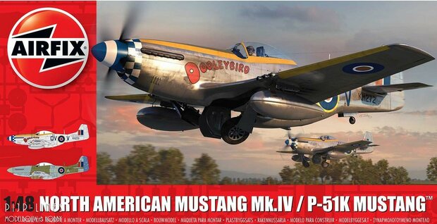 Airfix A05137 North American Mustang Mk.IV / P-51K Mustang