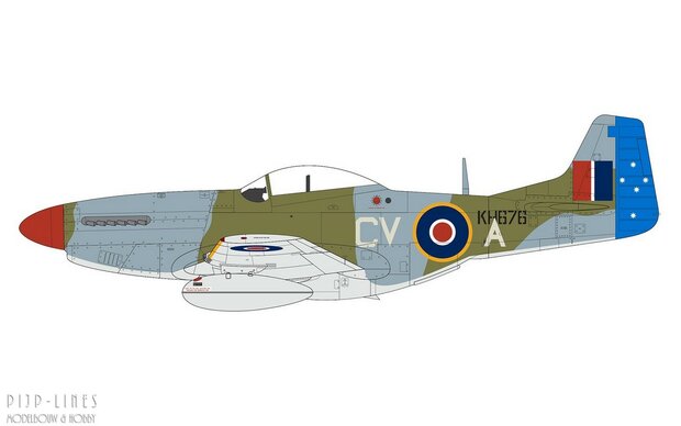 Airfix A05137 North American Mustang Mk.IV / P-51K Mustang