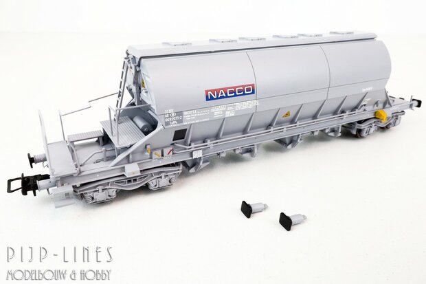 Rivarossi HRS6687 SNCB Nacco goederenwagen voor graan Type TaPPs