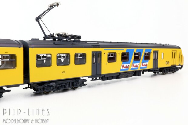 Roco 7700015 NS Plan V treinstel met reclame DC Analoog