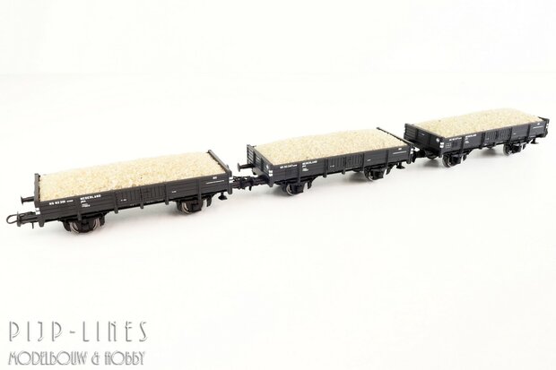 Roco 6600259 NS 3-delige set Zandwagens