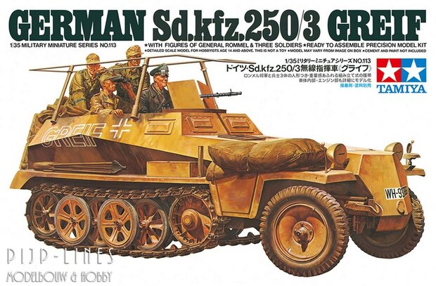 Tamiya 35113 WW2 Duitse halftrack Sd.kfz.250/3 Greif