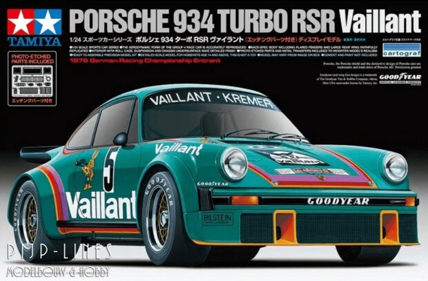 Tamiya 24334 Porsche 934 Vaillant Kremer Racing