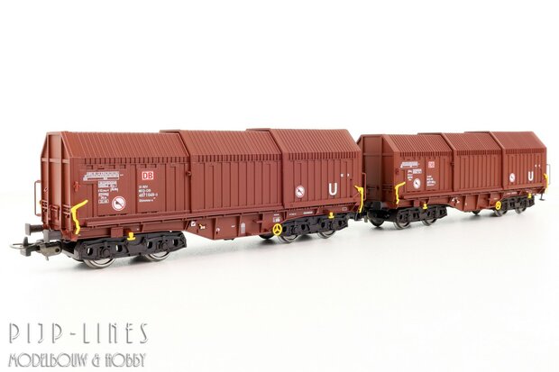 Piko 28337 DB Telescoopdakwagen set Type Shimmns-u