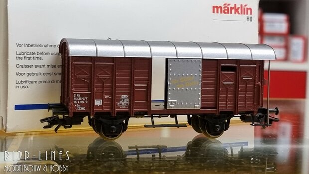 Occasion Marklin 46051 SBB gesloten wagen Type Gms