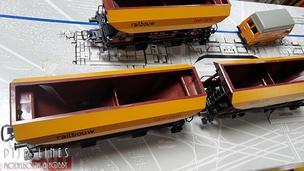 Occasion Marklin 2845 Railbouw Leerdam diesellok Onderlossers