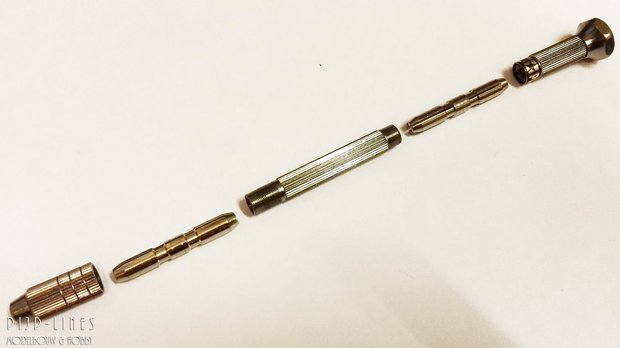 Tamiya 74050 Handboor. Fine Pin Vise D (0,1~3,2mm)