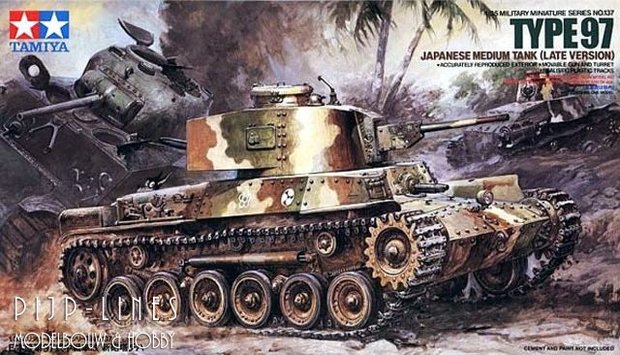 Tamiya-35137-Japanse-Medium-Tank-Type-97-(late-version)-1:35