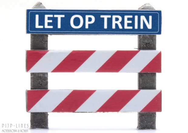 Artitec 387.362 NL Overweg hekken "LET OP TREIN"