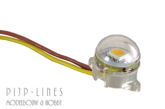 Brawa 94700 LED lichtbol voor in huisjes "Warm Wit" - Pijp-Lines Modelbouw &