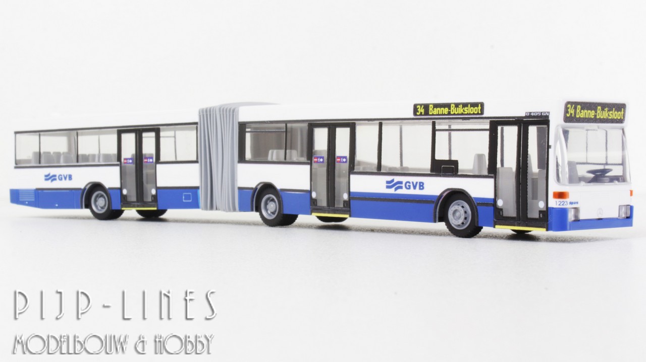 Rietze 76433 Mercedes-Benz O405 GN2 stadsbus GVB - Pijp-Lines