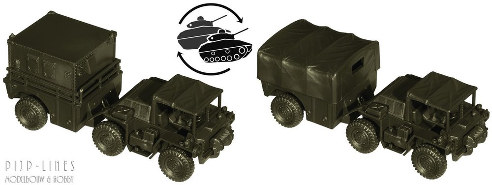 Roco 05137 M561 Gamma Goat 1,25t (6x6) met radiocabine of huif 187