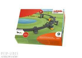 Märklin my world - set bouwstenen viaductspoorweg stijging en daling