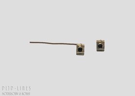 Stel rijdraadklemmen