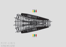 Marklin K-rails Symmetrisch driewegwissel