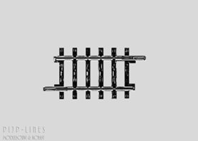 Marklin K-rails Recht railstuk