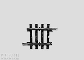 Marklin K-rails Gebogen railstuk