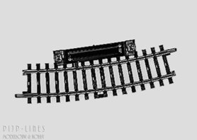 Marklin K-rails Schakelrailstuk gebogen